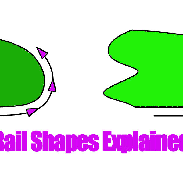 Surfboard Rail Shapes Explained