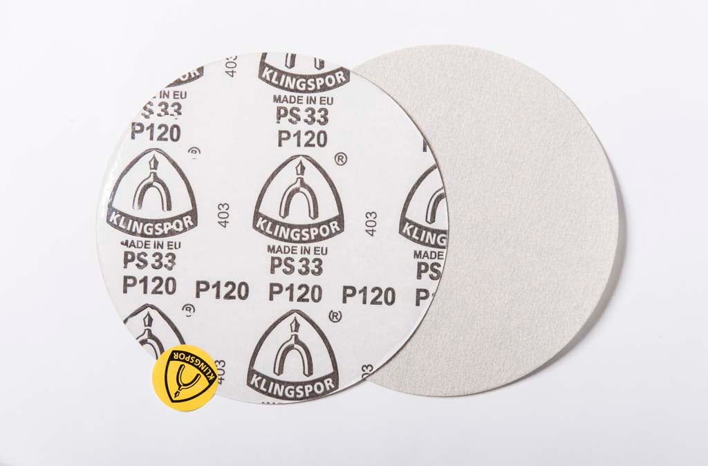 8" Peel n' Stick Disc Sand Sandpaper - PSA Backed