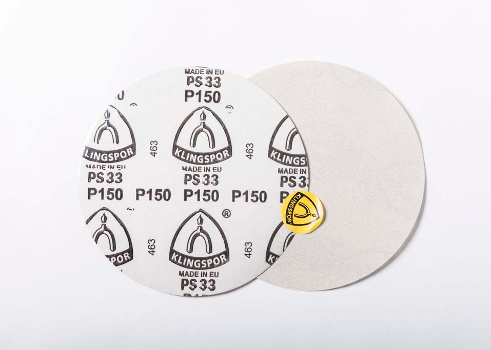8" Peel n' Stick Disc Sand Sandpaper - PSA Backed