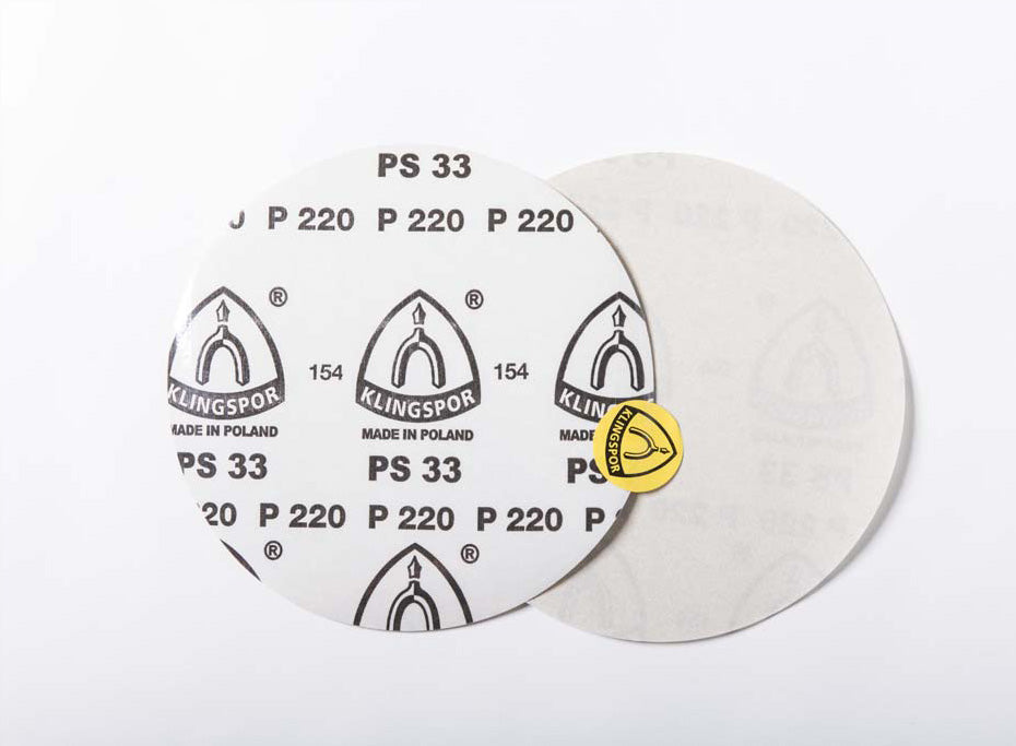 8" Peel n' Stick Disc Sand Sandpaper - PSA Backed