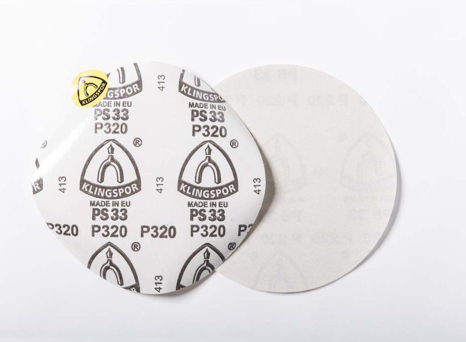 8" Peel n' Stick Disc Sand Sandpaper - PSA Backed