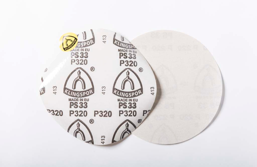 8" Peel n' Stick Disc Sand Sandpaper - PSA Backed