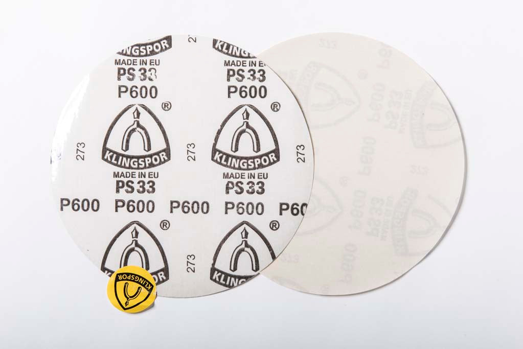 8" Peel n' Stick Disc Sand Sandpaper - PSA Backed