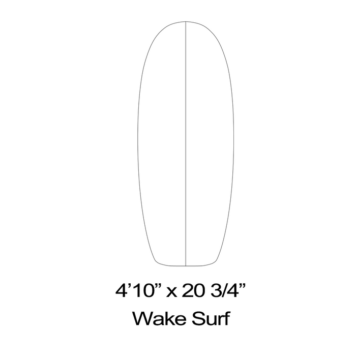 Wake Surfboard Outline Templates