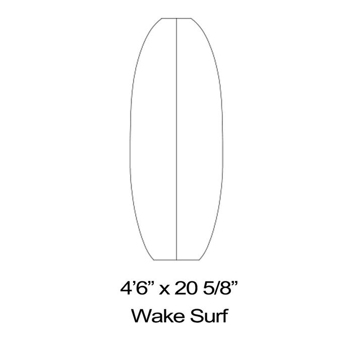 Wake Surfboard Outline Templates