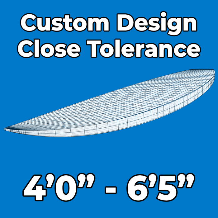 Custom Designed Engineered EPS Foam Blank 4'0" - 6'5" Long