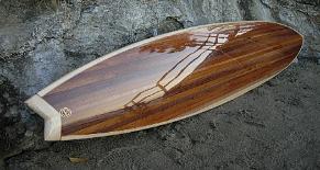 Wood Surfboard Kit - The Chameleon