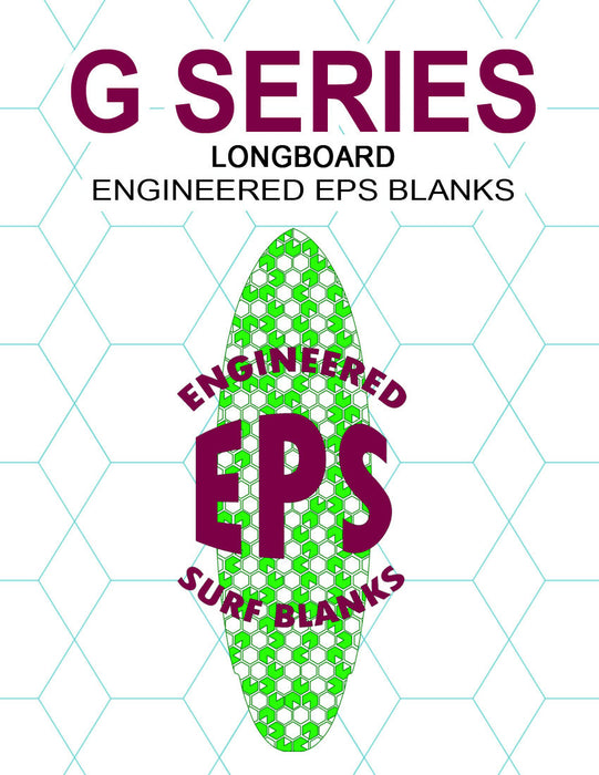 [G Series] EPS Foam Longboard Surfboard Blanks : Standard All Around Longboard Blank