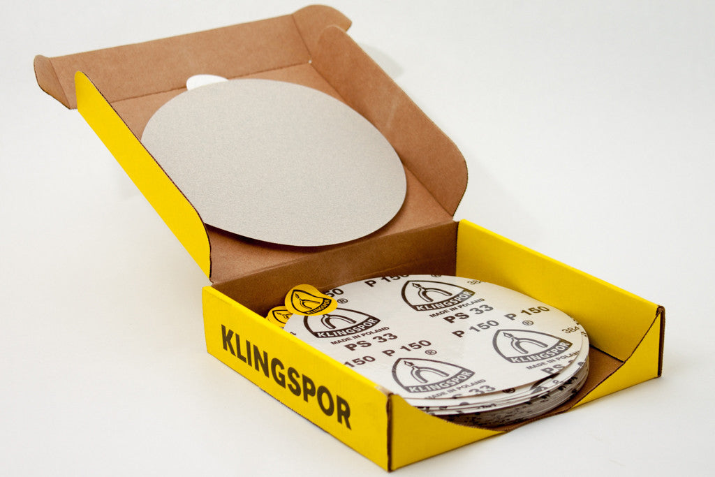 8" Peel n' Stick Disc Sand Sandpaper - PSA Backed