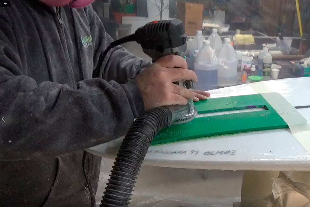 Longboard Center Fin Router Jig Install Kit