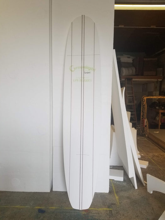 Custom Designed Engineered EPS Foam Blank 6'6" - 7'6" Long