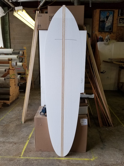 Custom Designed Engineered EPS Foam Blank 6'6" - 7'6" Long