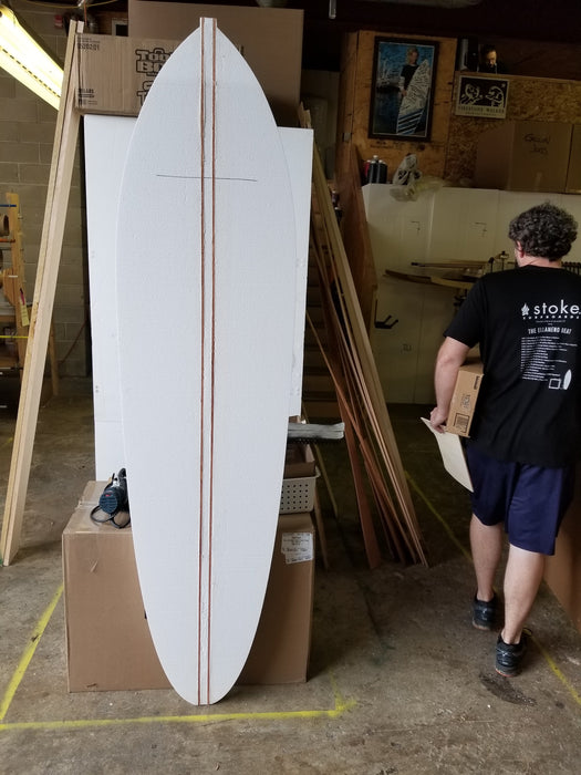 Custom Designed Engineered EPS Foam Blank 4'0" - 6'5" Long