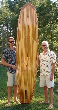 Wood Surfboard Kit - Cruiser Longboard
