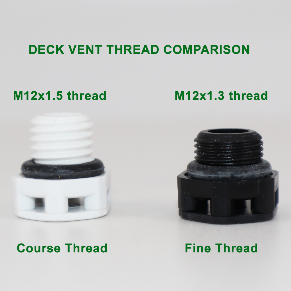 SUP Deck Vent Plug Threads - How to choose the right replacement vent plug
