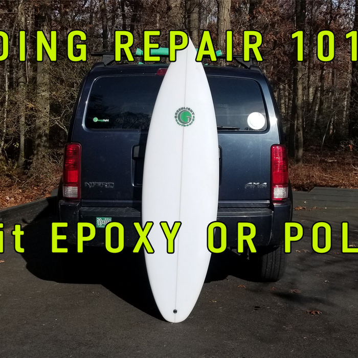 How to Determine If Your Surfboard Is Polyester or Epoxy for Ding Repair