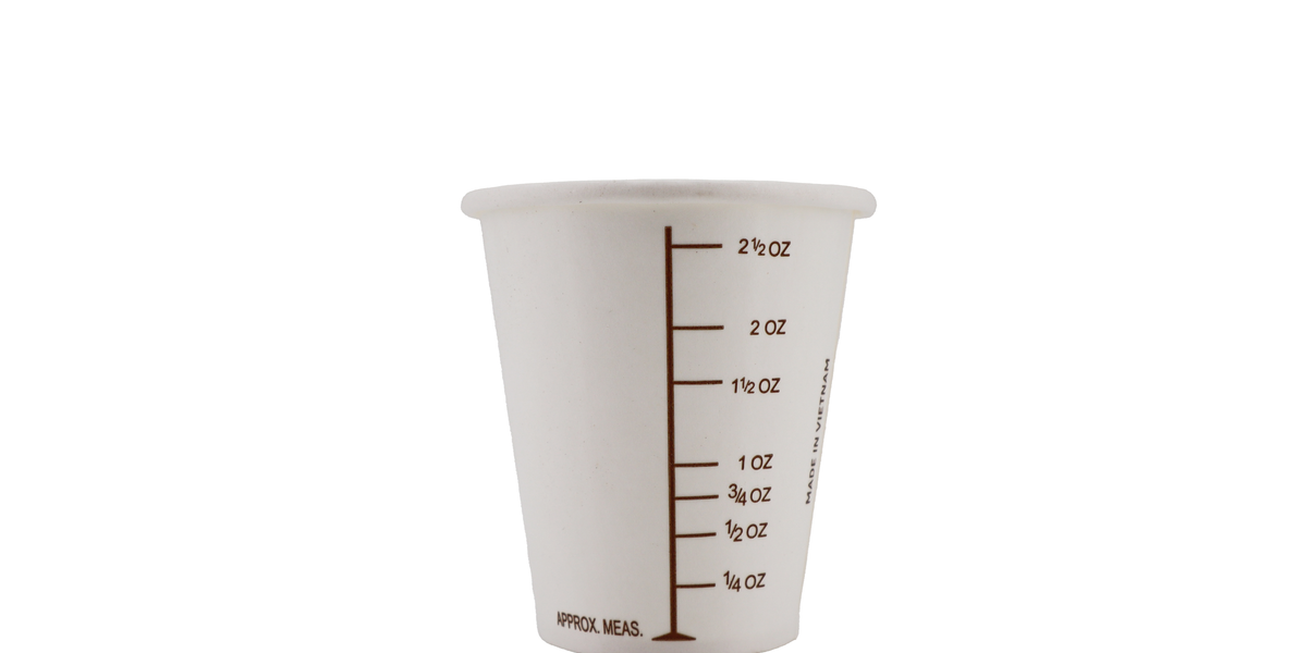 Paper Graduated Mixing Cup