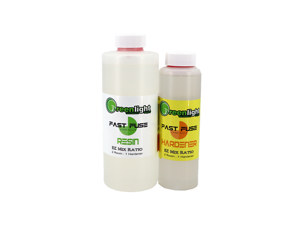 CLEAR FAST FUSE Epoxy Resin System — Greenlight Surf Co.
