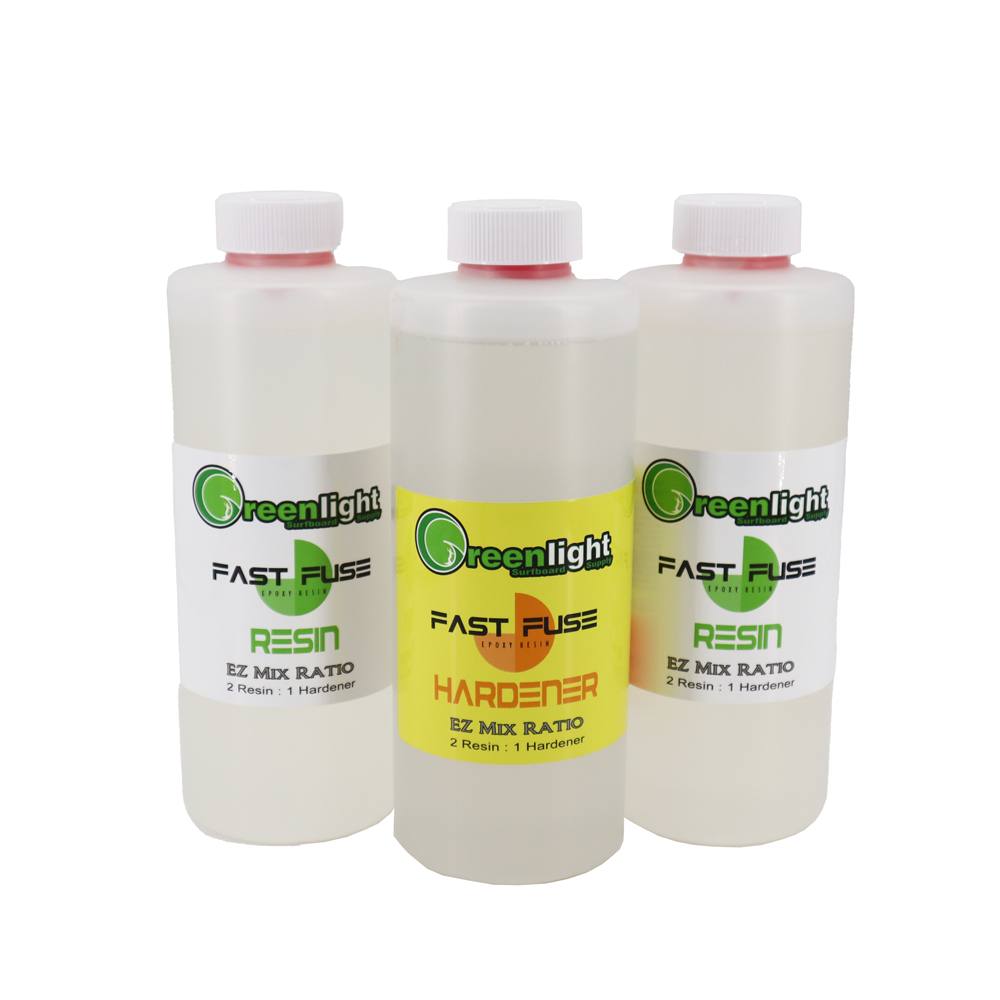 CLEAR FAST FUSE Epoxy Resin System — Greenlight Surf Co.