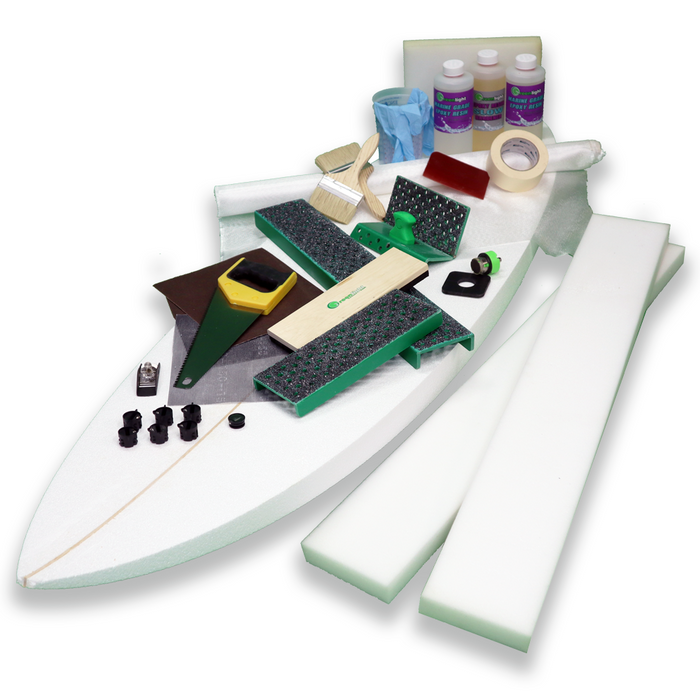 Beginner Surfboard/ SUP Fiberglassing Kit with Epoxy Resin — Greenlight  Surf Co.