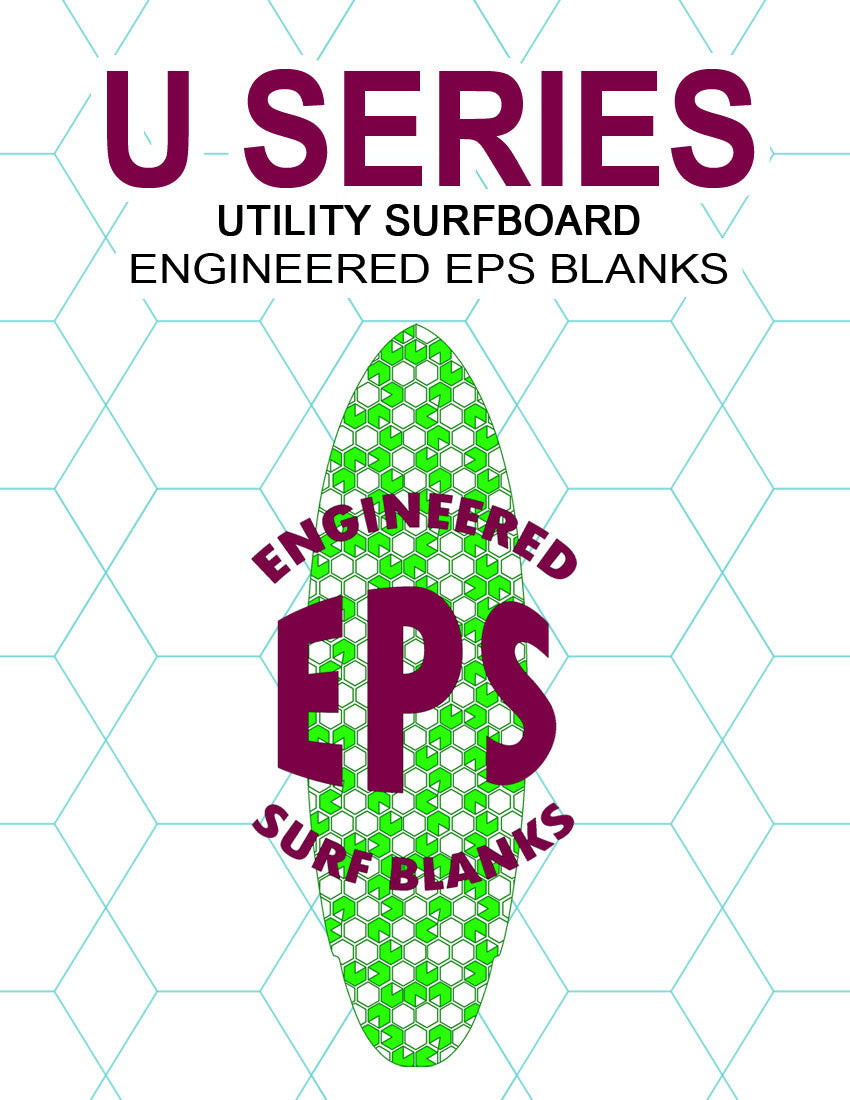 U SERIES] EPS Foam Surfboard Blanks : 