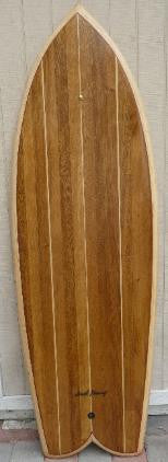 Wood Surfboard Kit - 5'6" Fast Lucy Fish