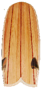 Wood Surfboard Kit - 6'0" MidFish