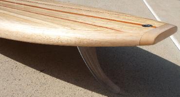 Wood Surfboard Kit - Mini Malibu Longboard