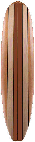 Wood Surfboard Kit - Robert August "What I Ride" Longboard